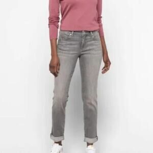 Mavi Women's Emma Slim Boyfriend Jeans Light Gray Size 31P